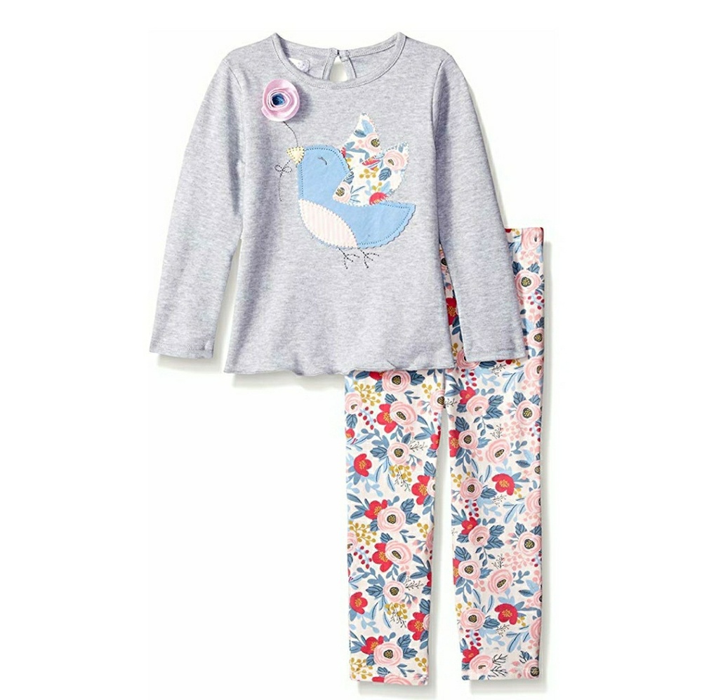 Mud Pie floral tunic & leggings set